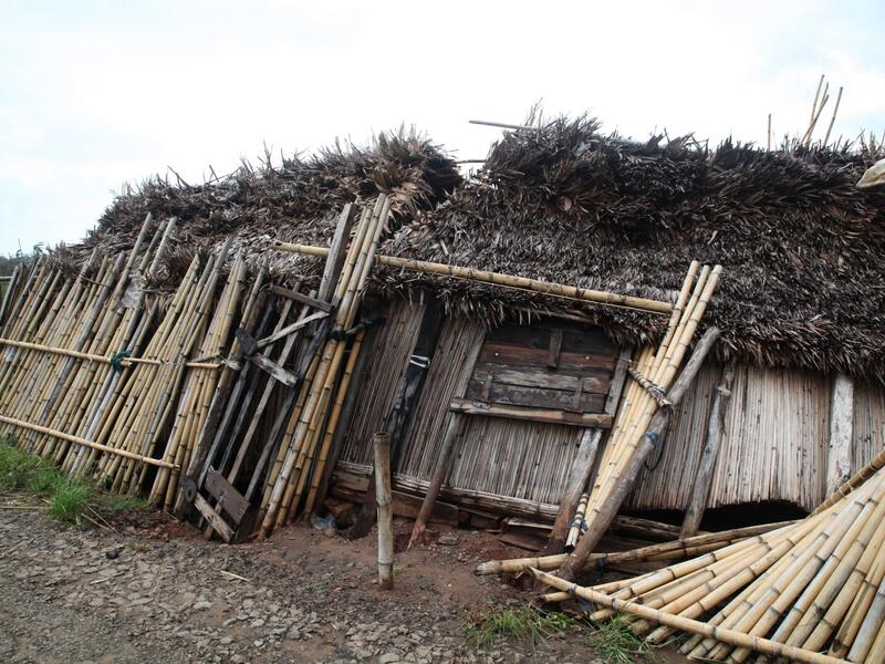 Madagascar destroyed in the aftermath of cyclone Freddy in Mananjary on February 23, 2023
