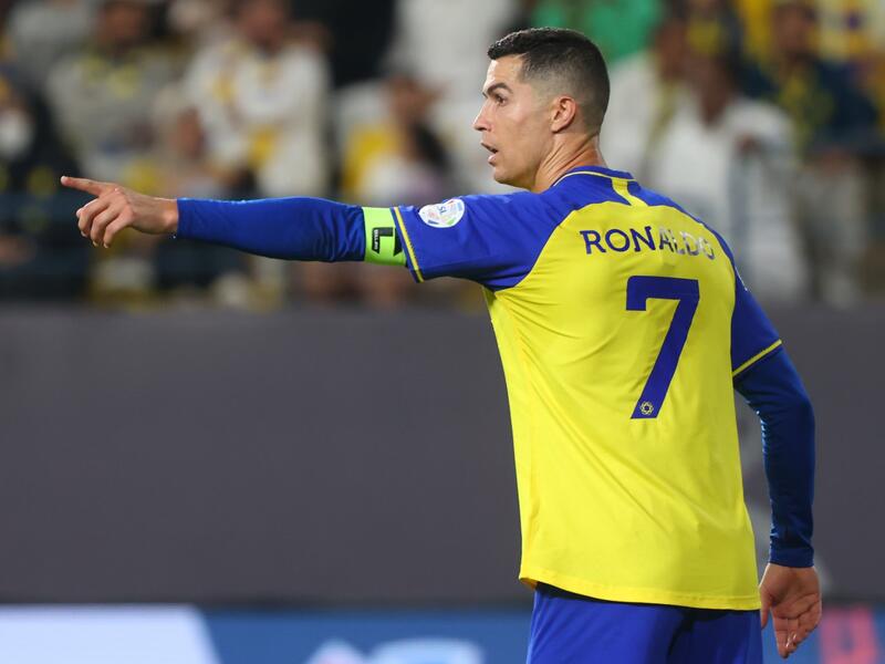 رونالدو يمنح النصر انتصاراً جديداً (المصدر: أ ف ب)