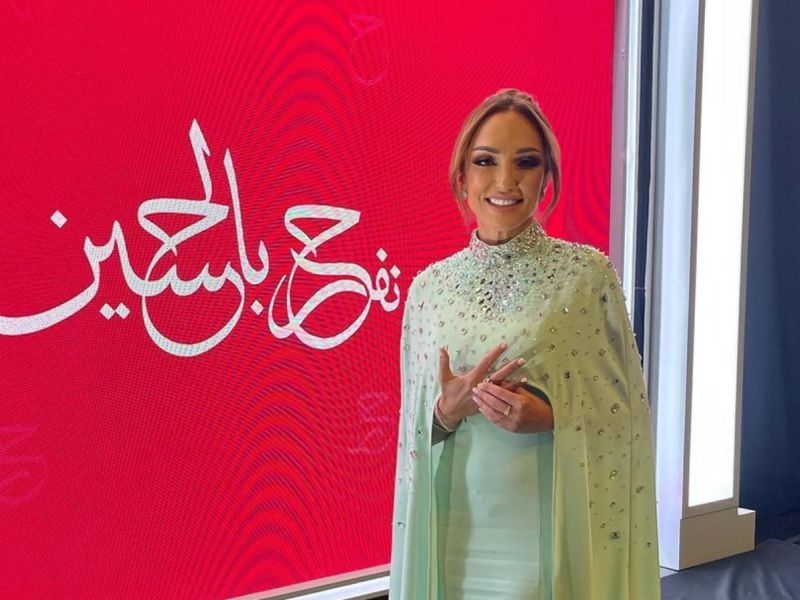 رهف صوالحة بفستان من توقيع  زينب الكسواني في زفاف الأمير الحسين