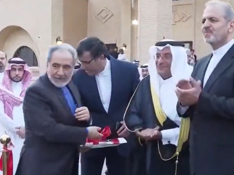 من حفل افتتاح السفارة الايرانية في الرياض يوم الثلاثاء