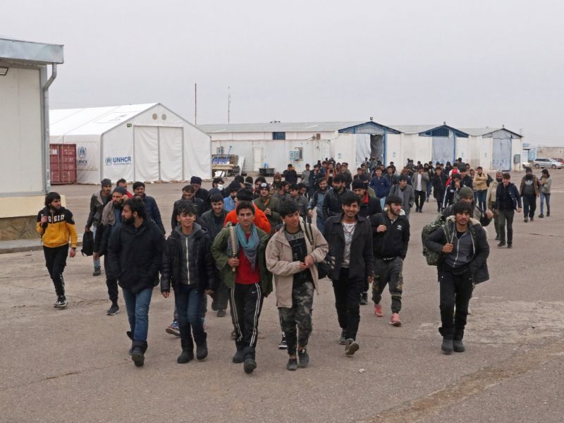 Afghan immigrants in Herat