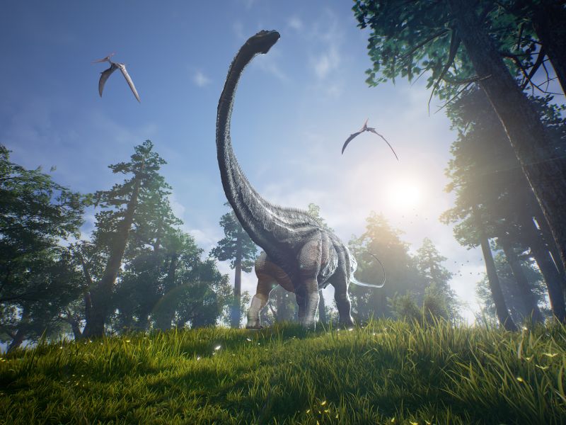 Dinosaur remains
