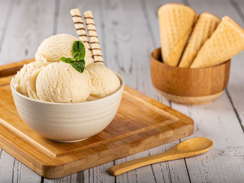 Vanilla ice cream