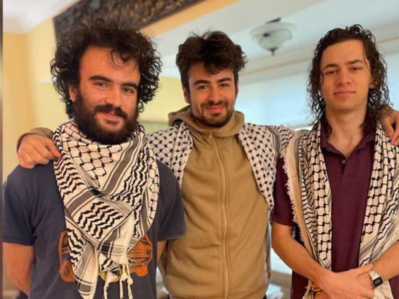 Palestinian students 