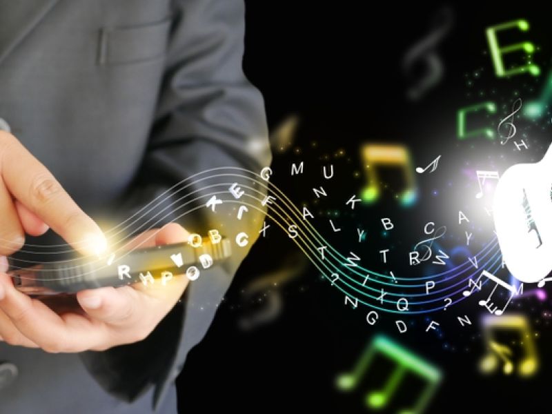Text to Music concept by generative AI