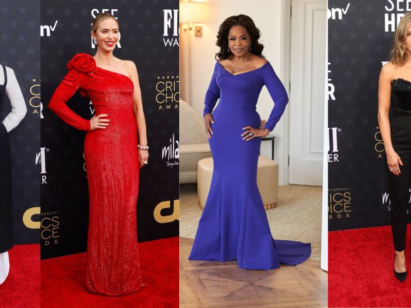 أجمل إطلالات النجمات في حفل Critics Choice Awards الأنيقة