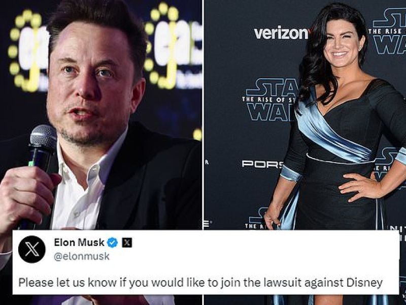 Elon Musk backs Gina Carano’s disney lawsuit over ‘Mandalorian’ exit. (X)