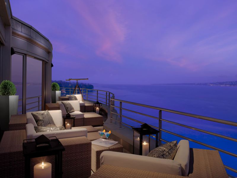 Most expensive room rate: $80,000 per night for The Royal Penthouse Location: Geneva, Switzerland