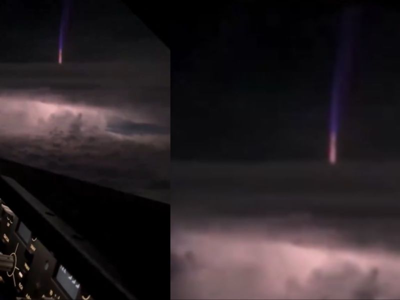  Mysterious laser penetrates Earth's atmosphere