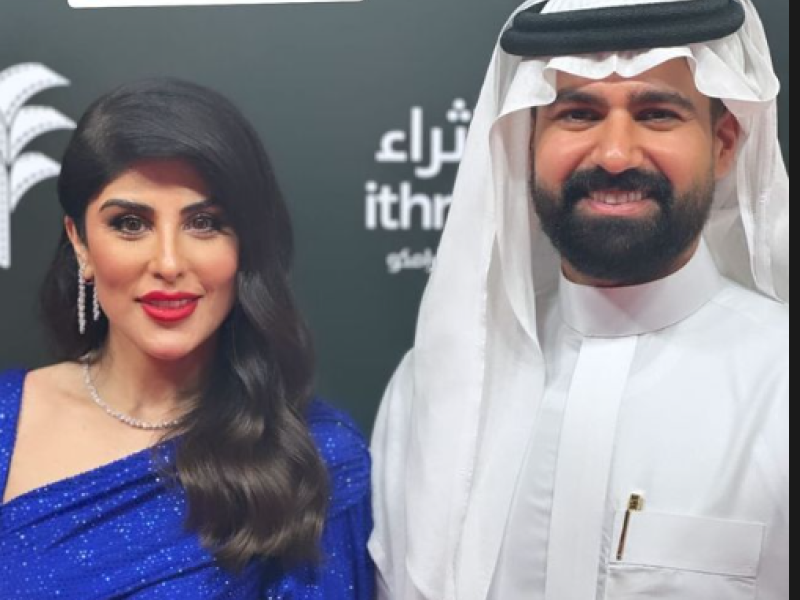 إطلالة زارا البلوشي في افتتاح مهرجان أفلام السعودية