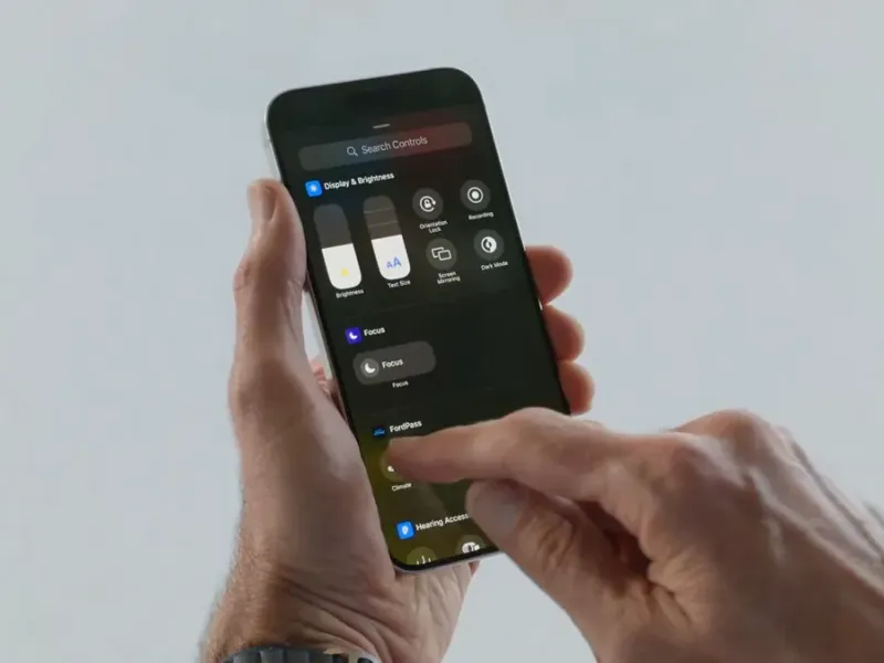 iOS 18 Control Center