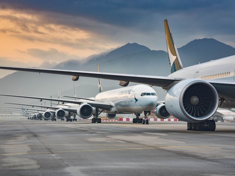 Cathay Pacific Airways.