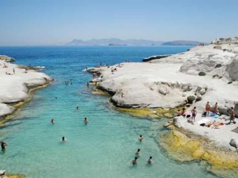 5. Sarakiniko Beach