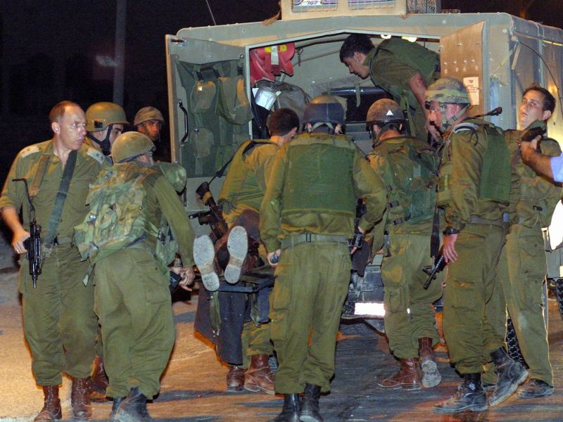 Israeli soldiers ambushed