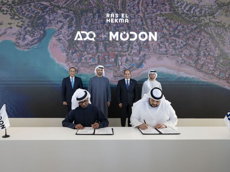 ADQ Appoints Modon as Master Developer for Ras El Hekma Megaproject in Egypt