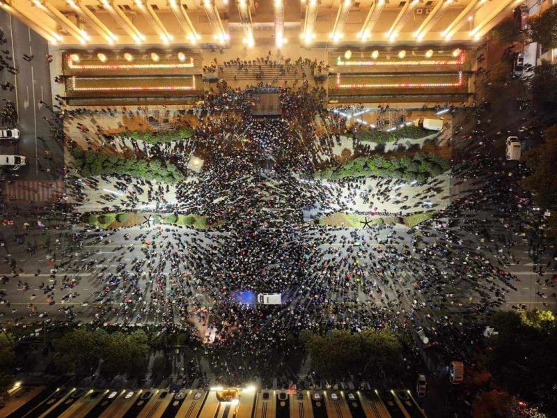 Mass protests in Georgia