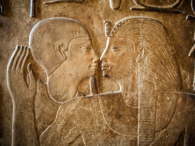 ancient Egyptian bas-relief