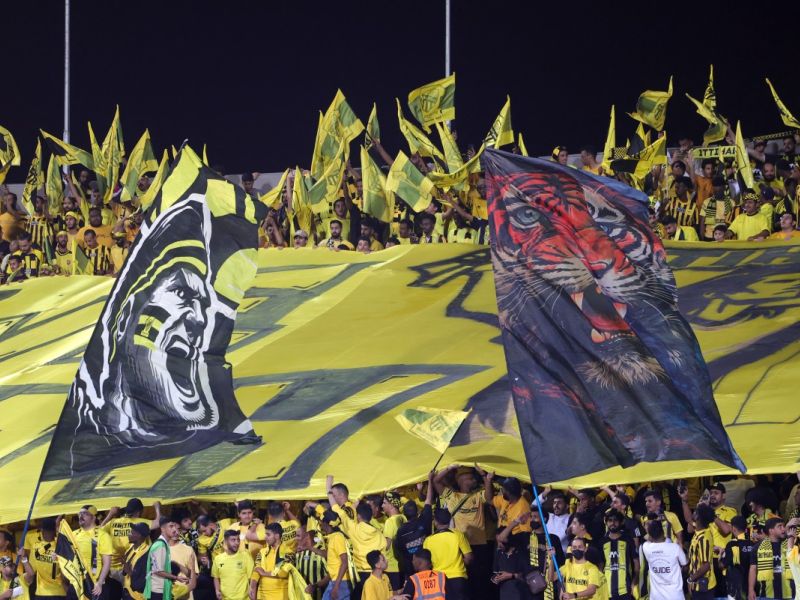 الاتحاد يتفوق على الأهلي (Photo by Fayez NURELDINE / AFP)