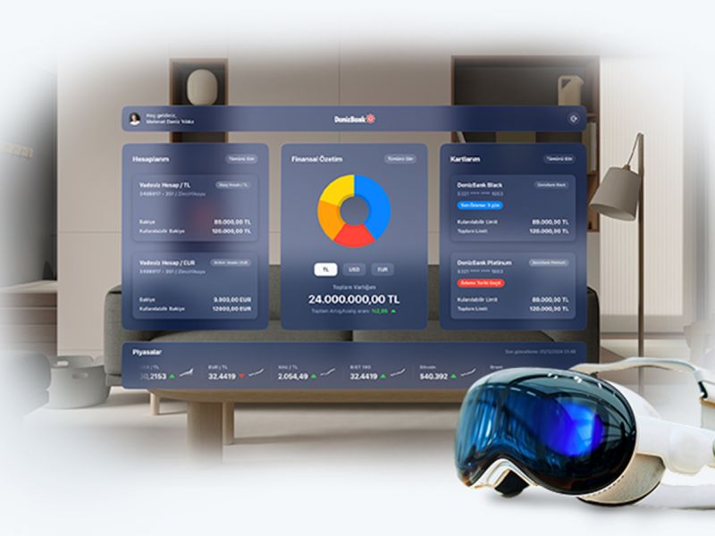 MobilDeniz becomes the first banking application integrated with Apple Vision Pro in Türkiye