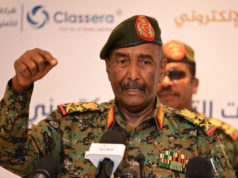 Sudan's army chief General Abdel Fattah Al-Burhan