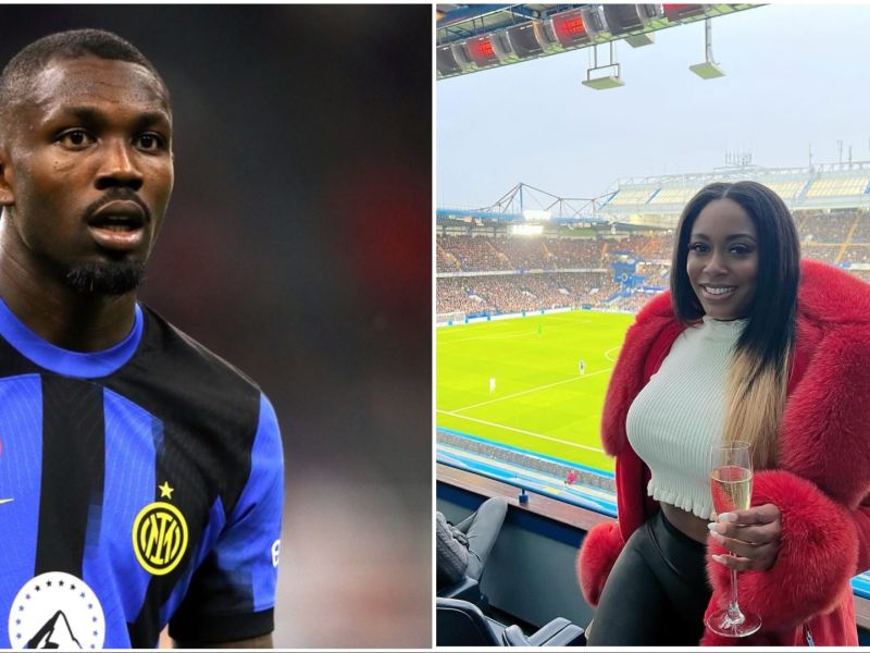Inter Milan striker Marcus Thuram