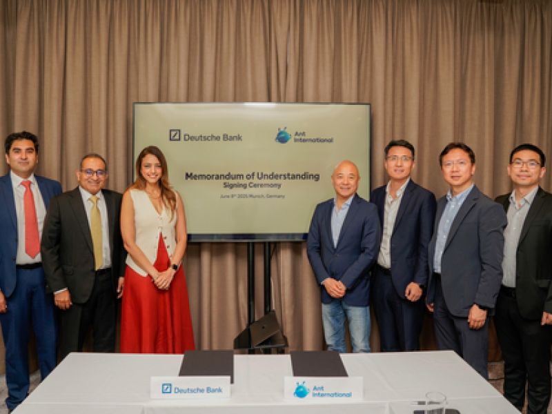  Deutsche Bank and Ant International Announce Strategic Partnership to Provide Integrated Cross-Border Payment Solutions to Global Merchants