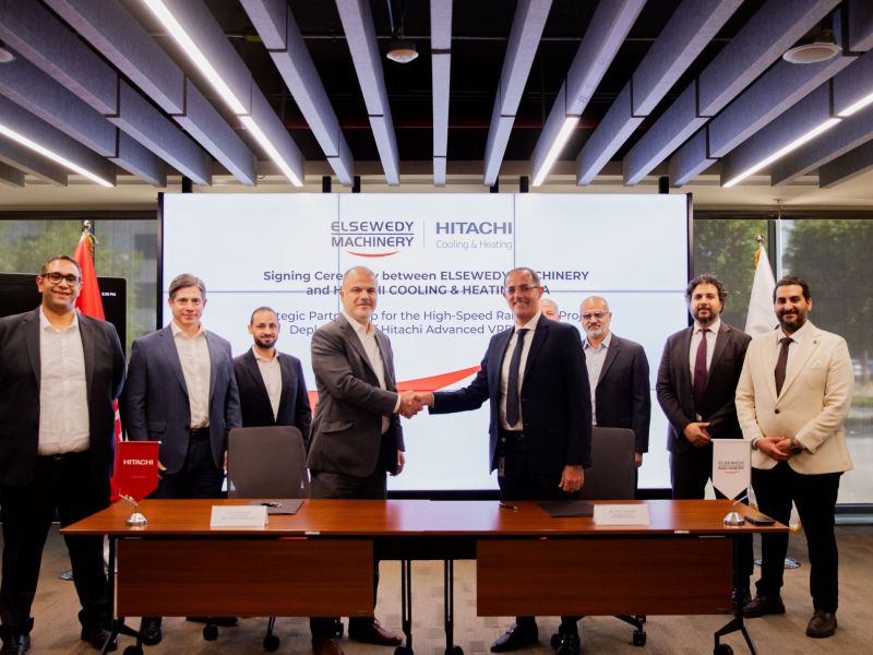 Johnson Controls–hitachi and Elsewedy Machinery Win Landmark Contract to Deliver Egypt’s Largest Vrf System for High-speed Rail Project