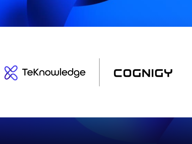  Cognigy and TeKnowledge Partner to Accelerate Agentic AI Adoption in the Enterprise