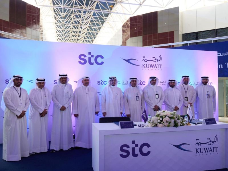 stc signs a joint cooperation protocol with Kuwait Airways to enhance digital services