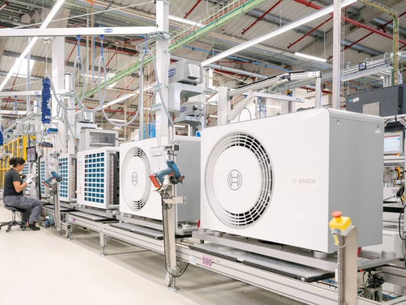Bosch wants to grow significantly faster than the market in the heating, ventilation, and cooling sectors