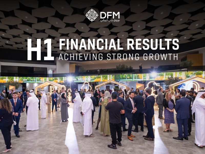 Dubai Financial Market Announces 298% Rise in Net Profit Before Tax for the First Half of 2025 to AED 777.1 Million