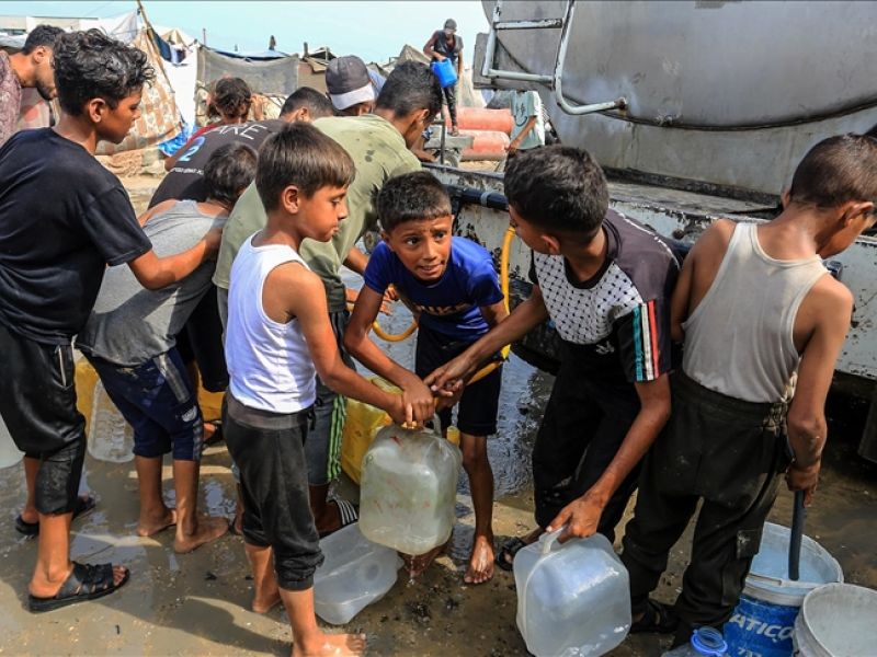 العطش في غزة