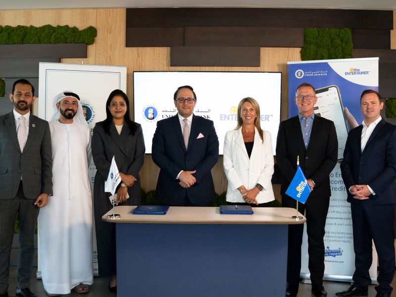 United Arab Bank Signs Exclusive Partnership with the ENTERTAINER to Offer Lifestyle Benefits with New UAB Credit Cards