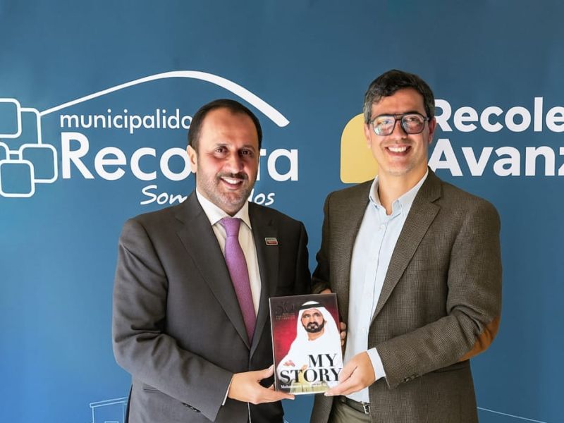 H.E. Ahmad Bin Shafar Meets Mayor of Recoleta, Chile, to Strengthen Cooperation and Exchange Expertise in District Cooling