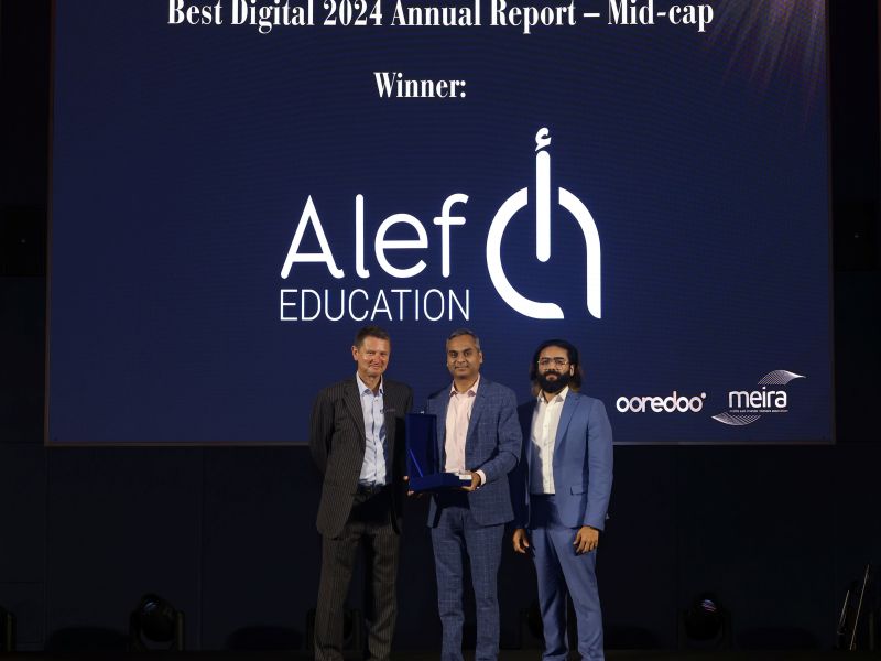 Alef Education Triumphs at MEIRA Annual Conference 2025, Winning Best Digital Annual Report 2024 and Best Annual Report, Post IPO