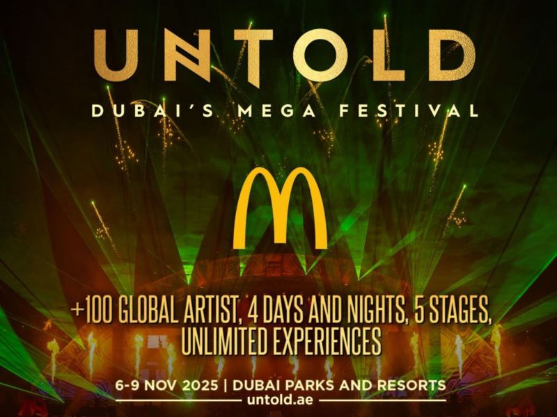 McDonald’s UAE partners with UNTOLD, DUBAI’S mega music festival to deliver feel-good festival moments 