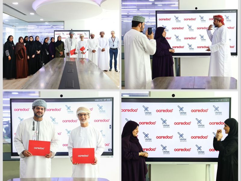 Ooredoo وVertex تتحدان لتمكين الشباب من ذوي الإعاقة السمعية في سلطنة عُمان