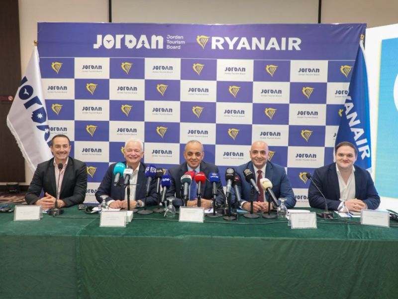 Ryanair Launches Record Winter Schedule to Amman and Unveils Major Investment Plan for Jordan