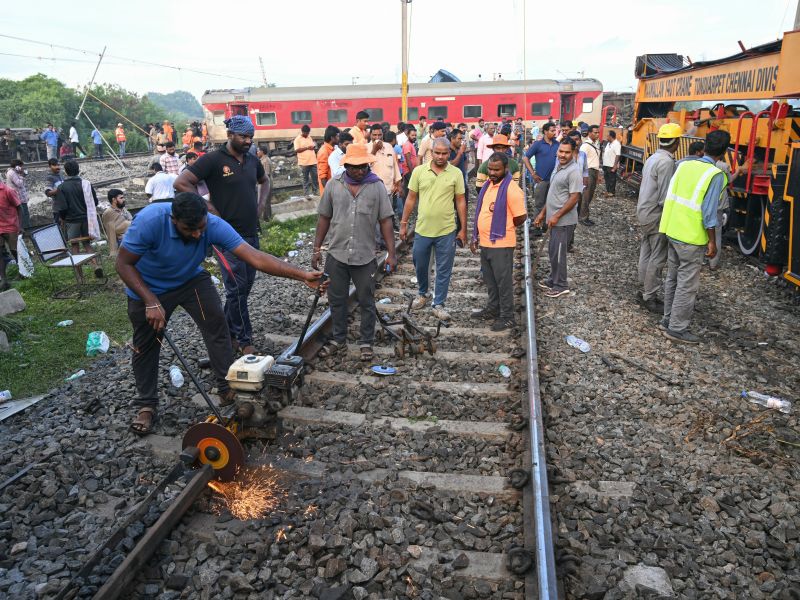 Eight killed, 13 injured as passenger train crashes into stationary freight train in India