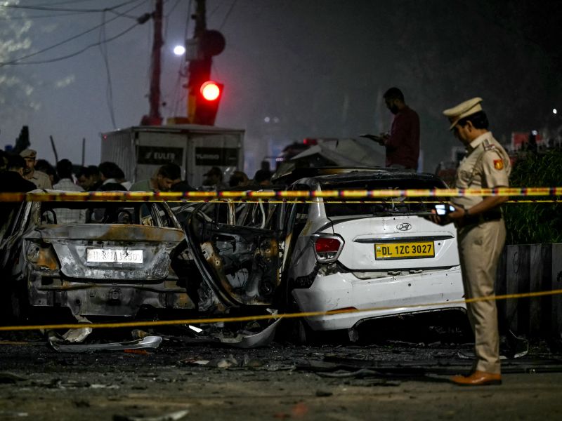 Deadly car blast near Delhi’s Red Fort kills eight, injures 24 