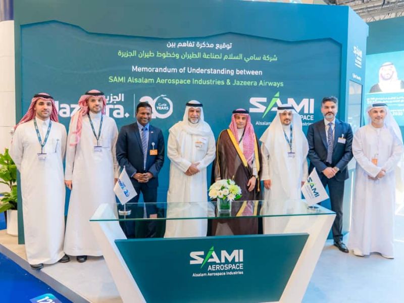 Jazeera Airways and SAMI Alsalam Aerospace Industries Company Sign MoU  to Explore Heavy Maintenance Opportunities