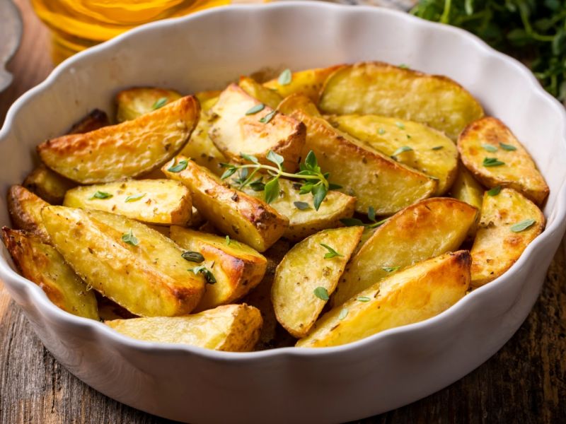 أطباق شتوية: بطاطس مشوية بالروزماري والثوم