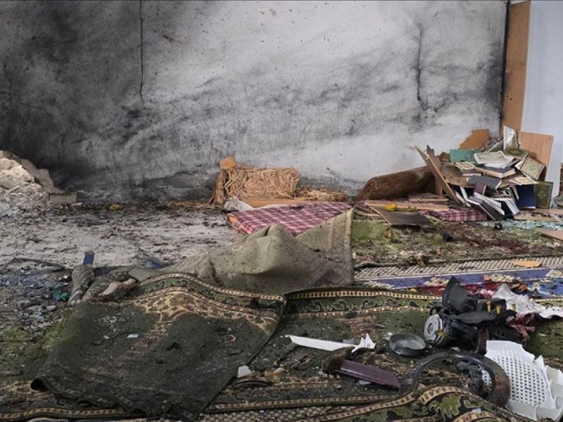 انفجار مسجد حمص