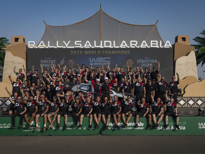 Ogier Clinches Record-Equalling Ninth World Title with TOYOTA GAZOO Racing at Rally Saudi Arabia