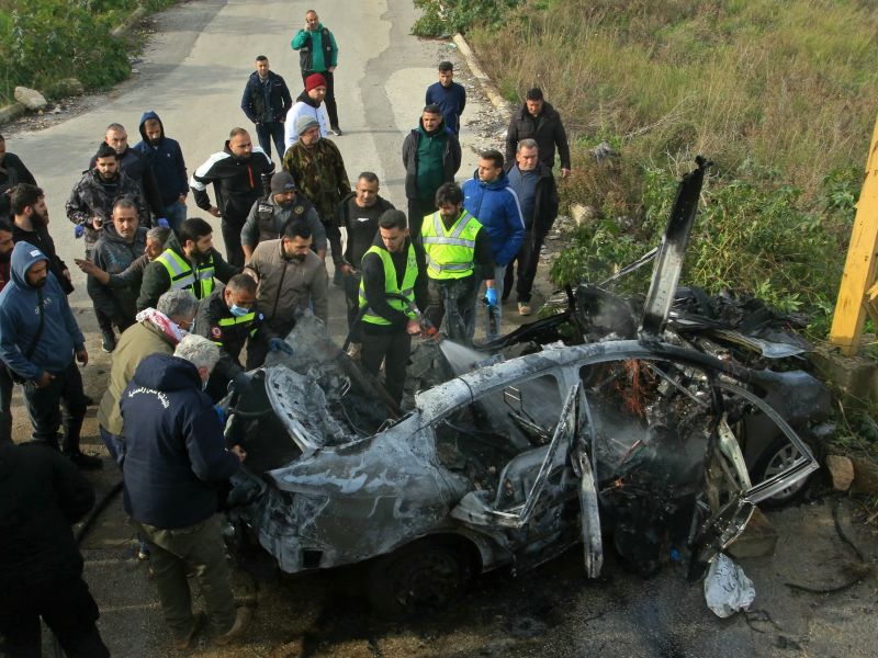Israeli drone strike kills Lebanese civilian in southern Lebanon.