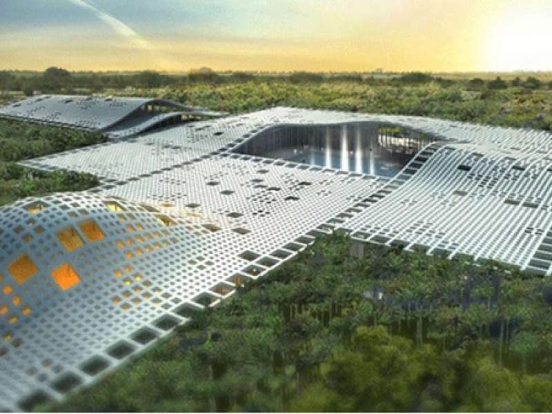 شركة الإمارات لأنظمة المباني الحديدية تتولى تنفيذ أعمال الهياكل الفولاذية لمجمع السيّد طارق بن تيمور الثقافي في سلطنة عُمان بمساحة 50 ألف متر مربع