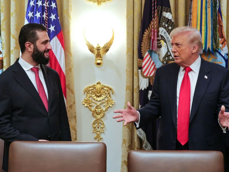 Donald Trump and al-sharaa