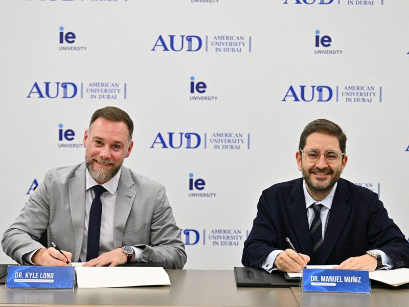 American University in Dubai and IE University announce strategic partnership for Global BBA program