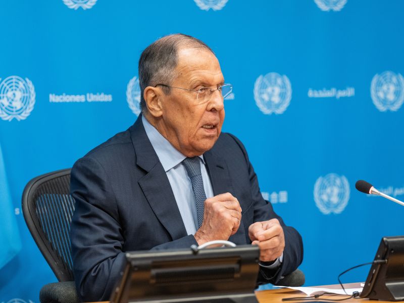  وزير الخارجية سيرغي لافروف(shutterstock)