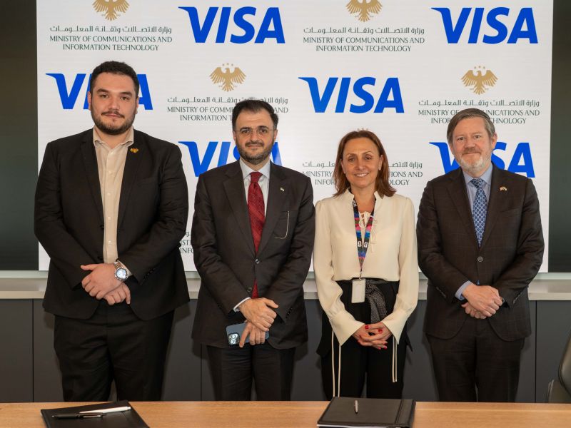وزارة الاتصالات وتقانة المعلومات السوريّة توقع مذكرة تعاون مع فيزا لدعم تطوير الاقتصاد الرقمي في الدولة